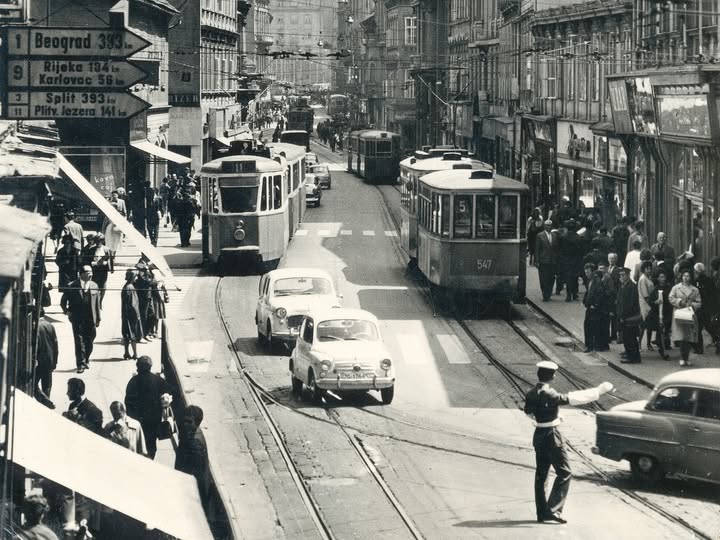 Ilica, detalj razglednice oko 1965. godine